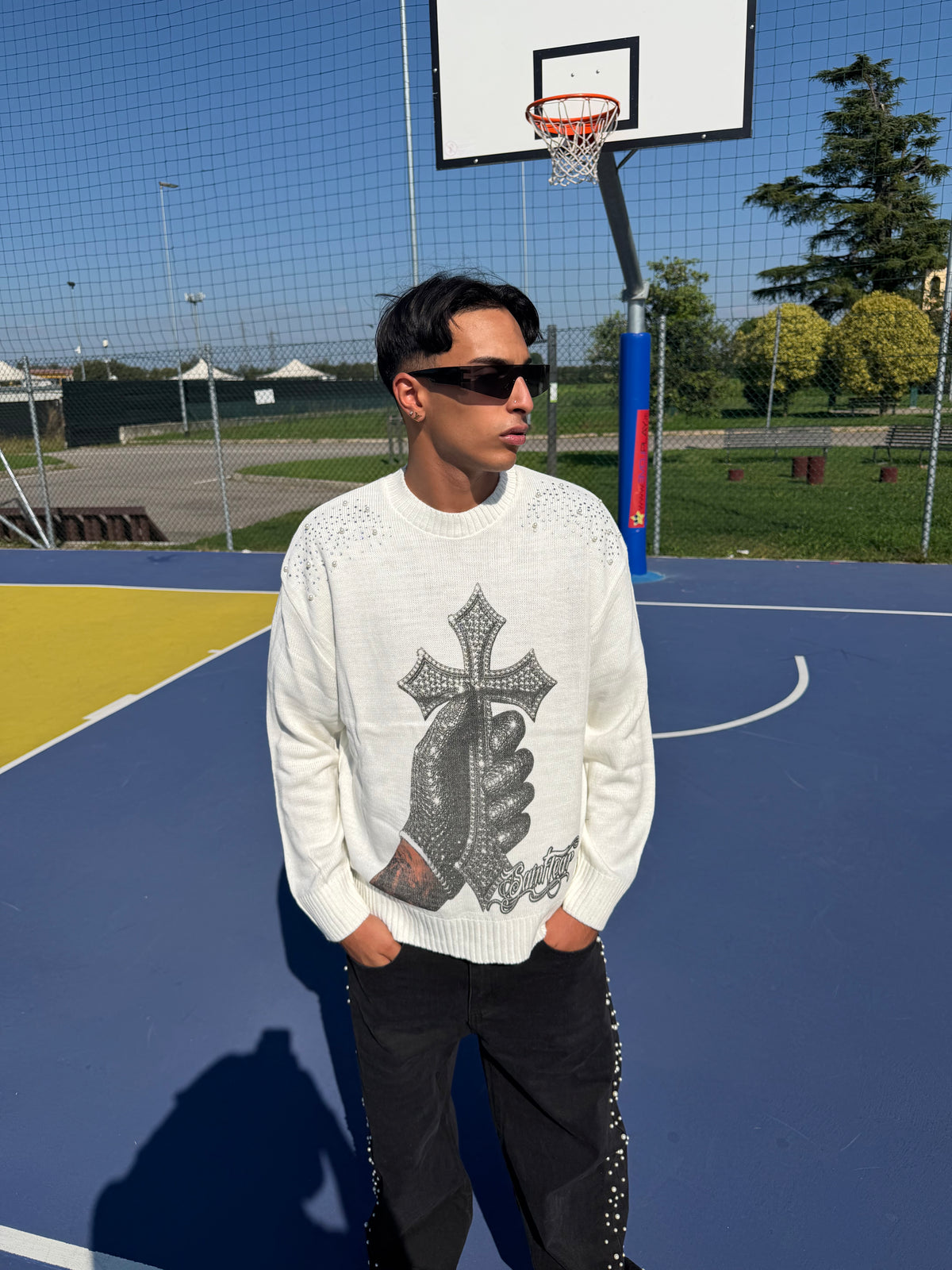 MAGLIONE CON CROCE