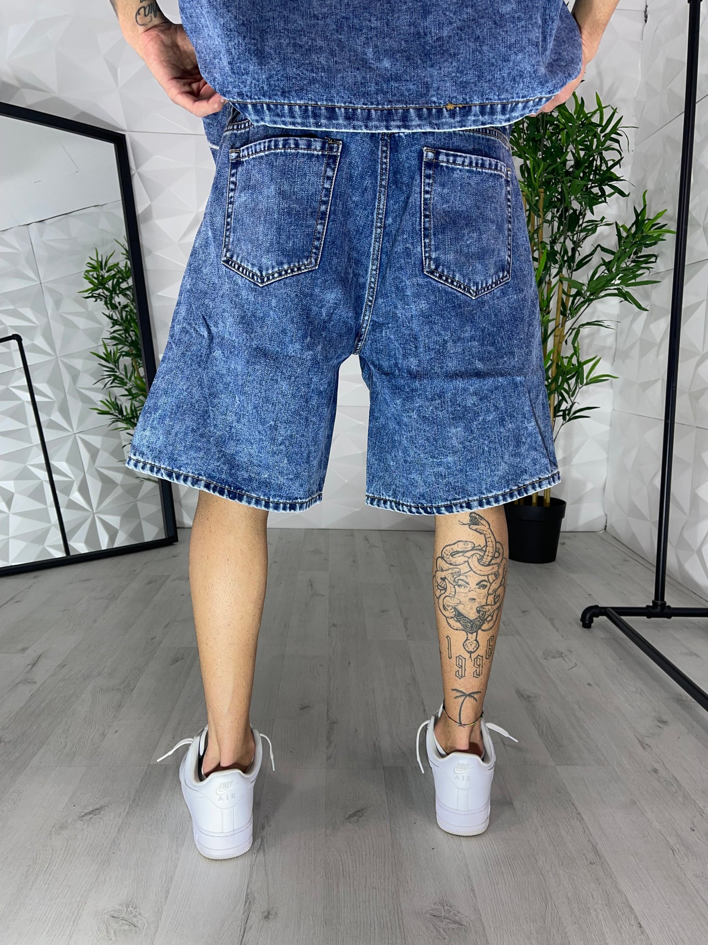 Completo jeans blu
