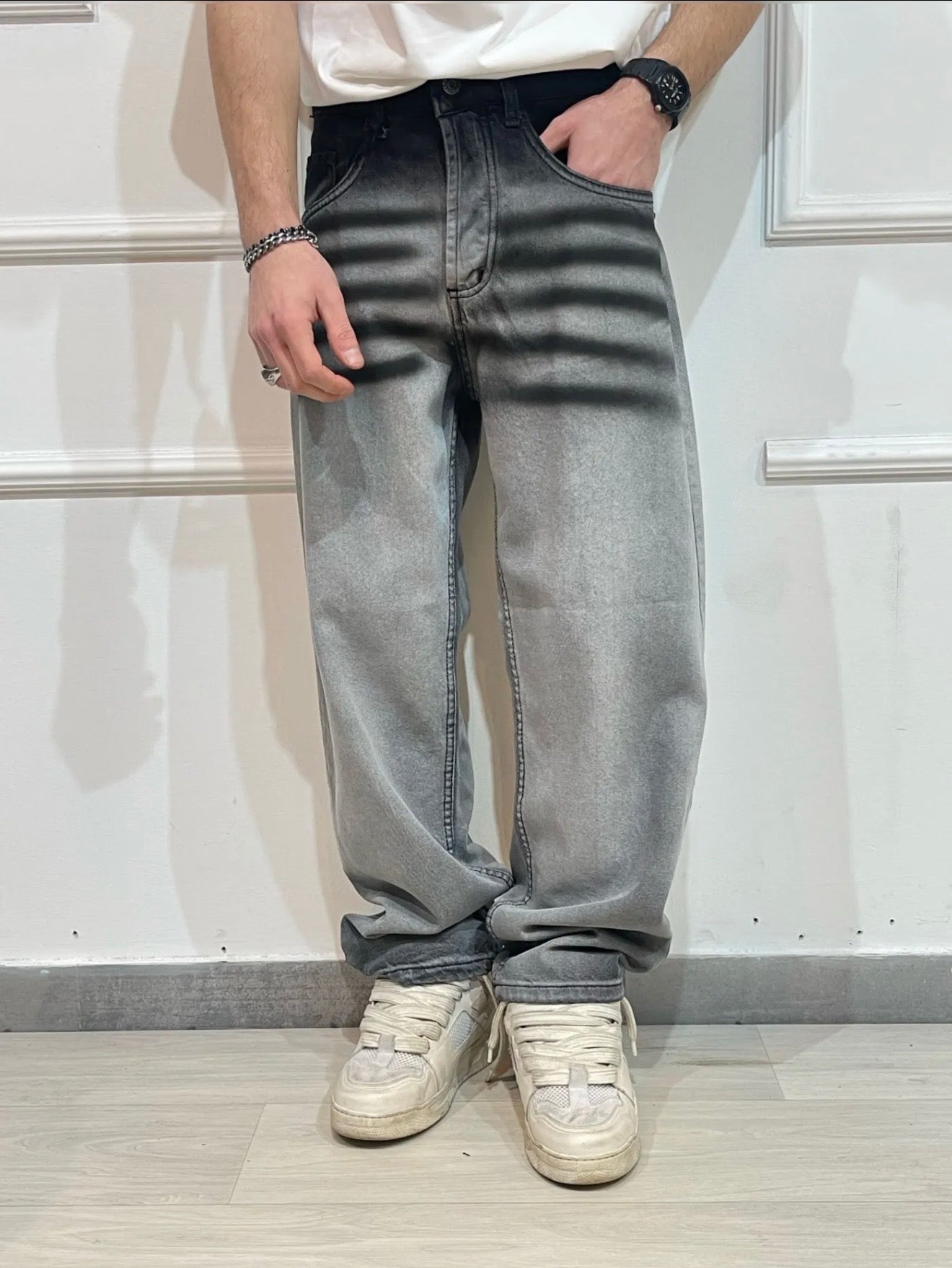 Jeans sfumato baggy