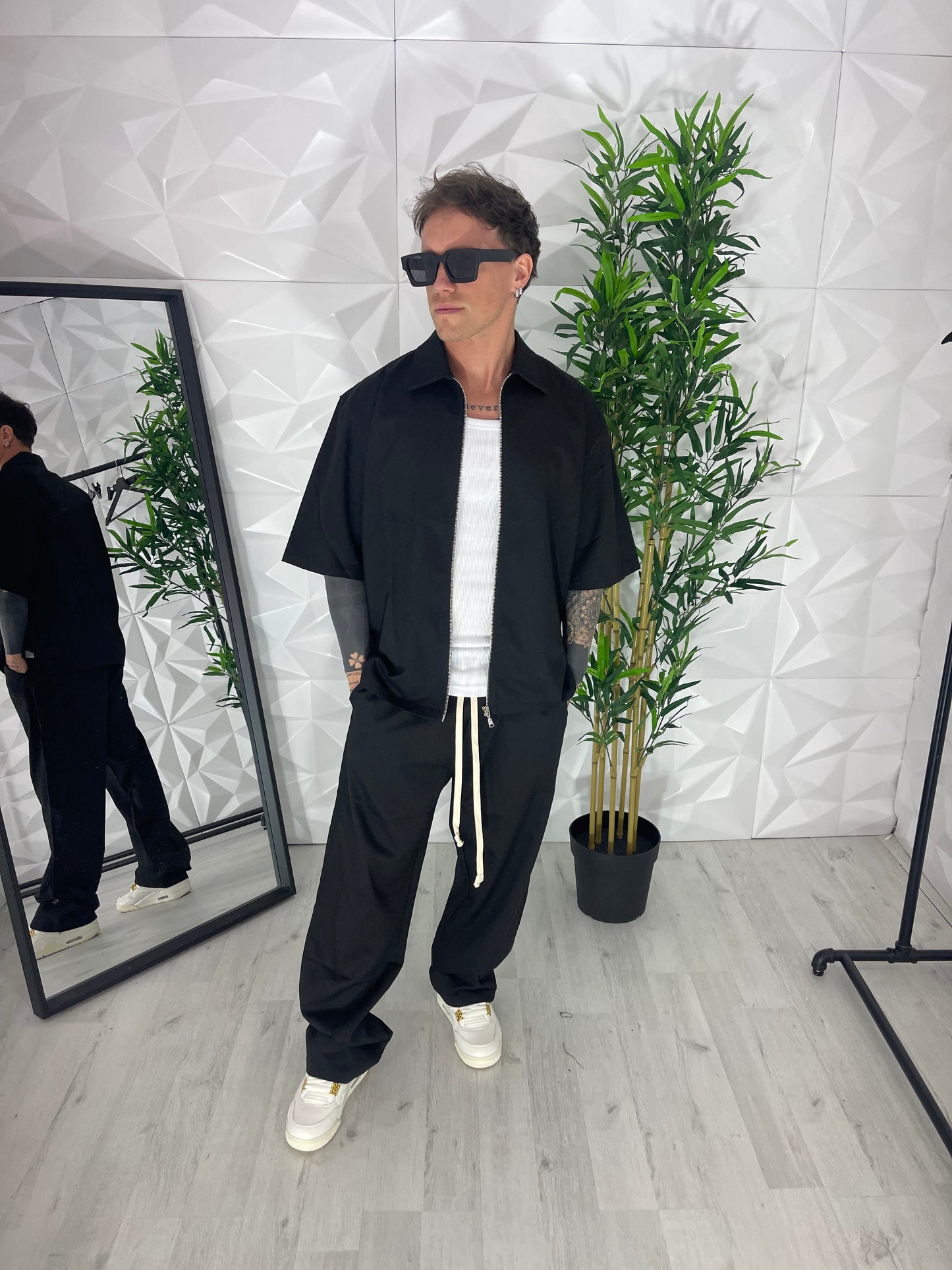 Coordinato elegante zip