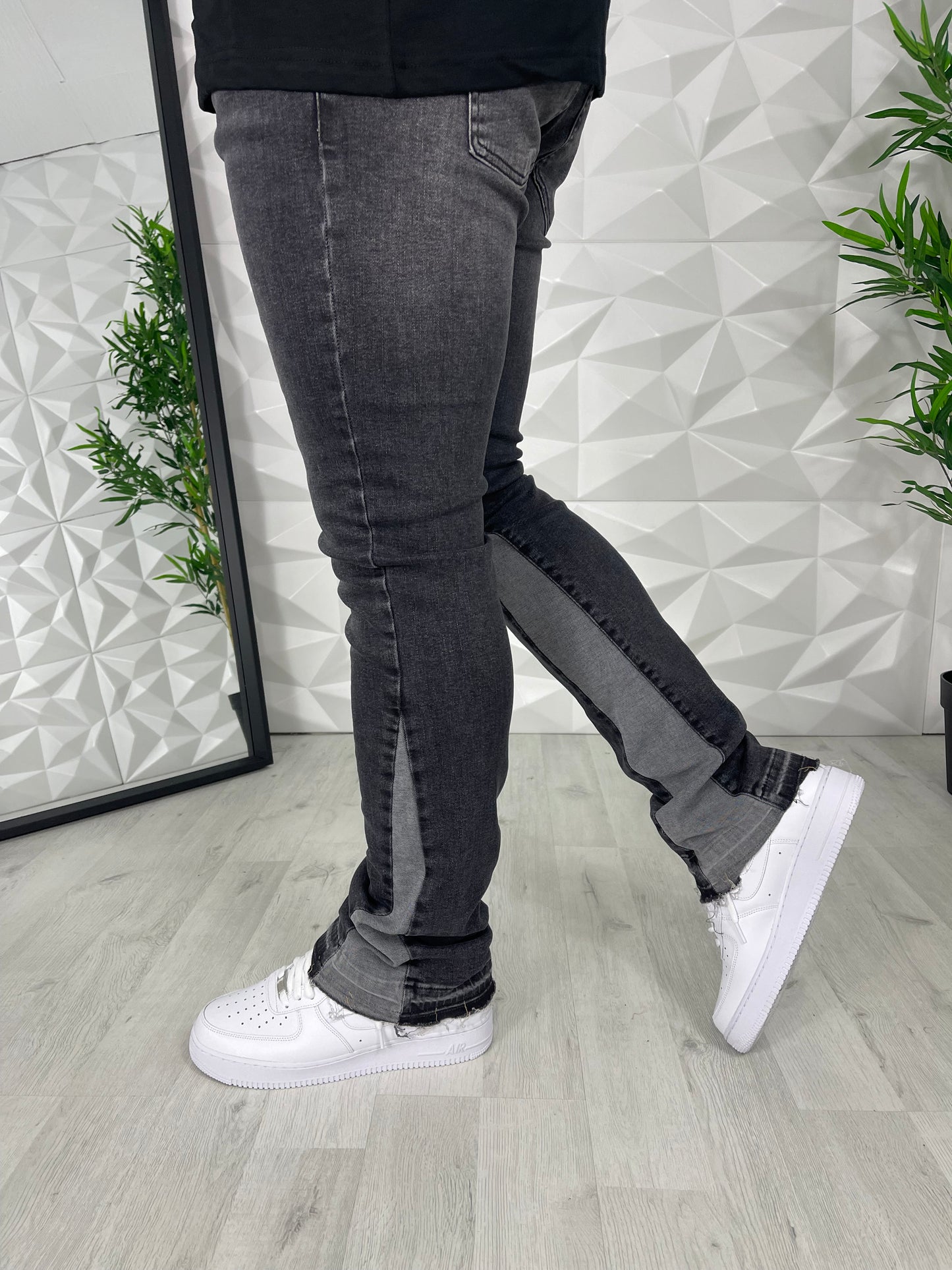 Jeans skinny grigio