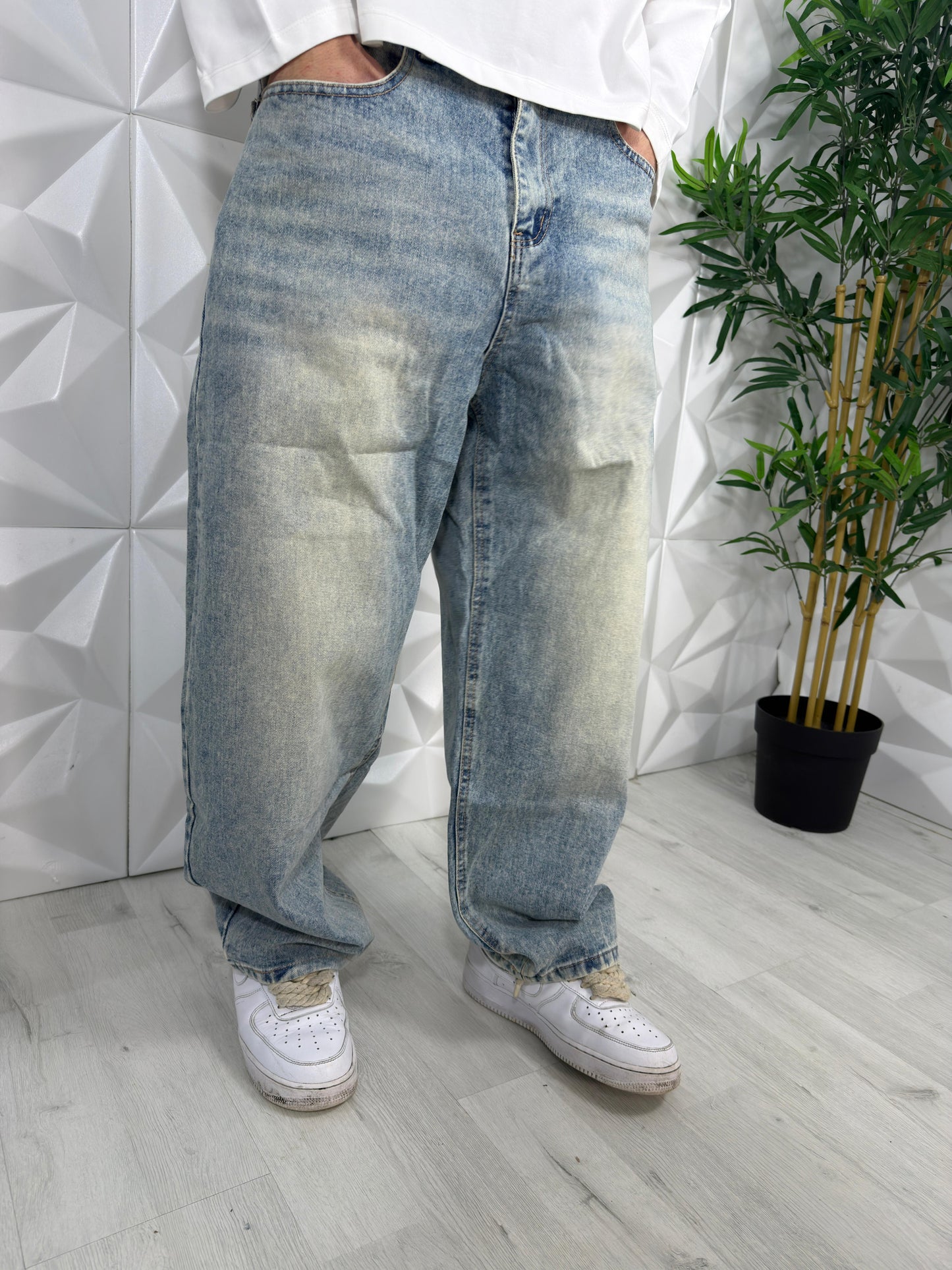 Jeans baggy chiaro