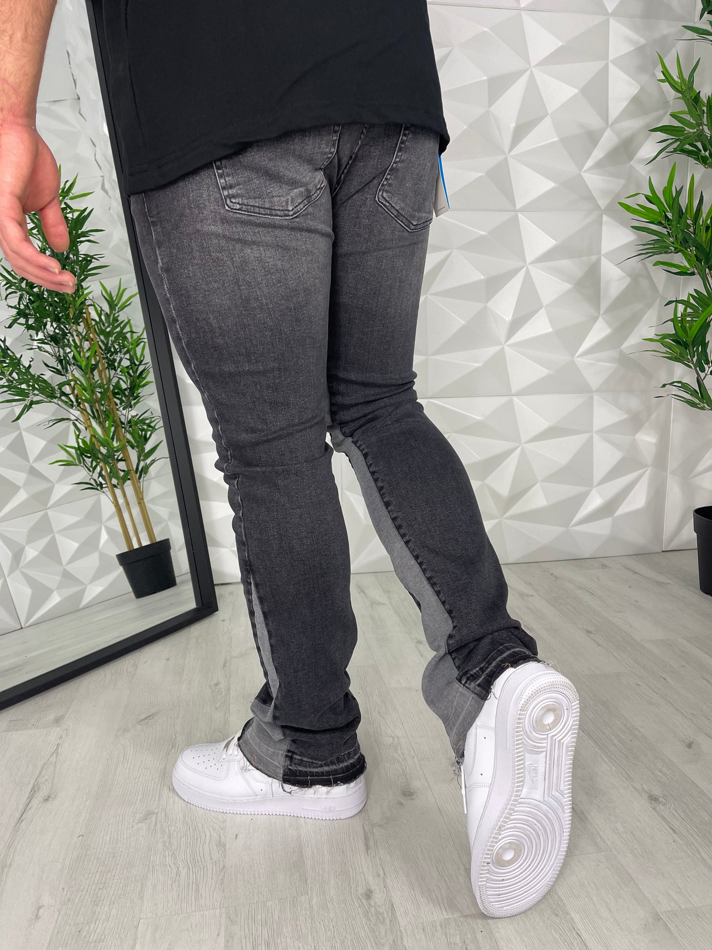 Jeans skinny grigio