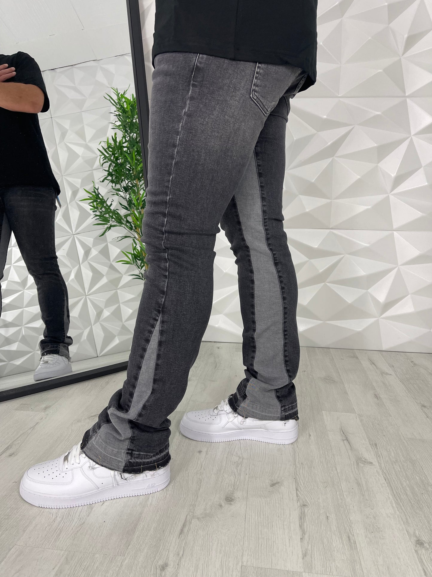 Jeans skinny grigio