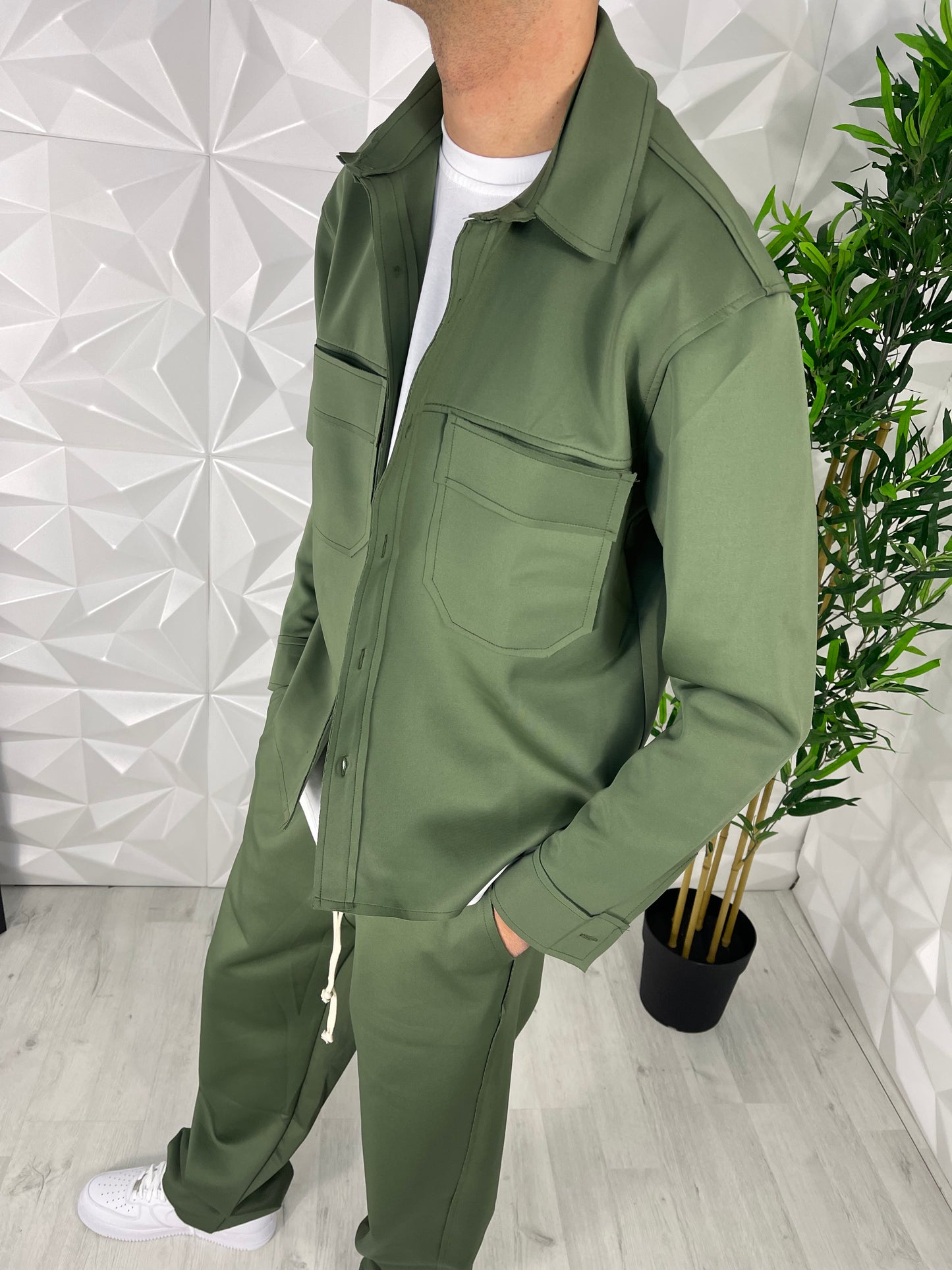 Completo elegant verde