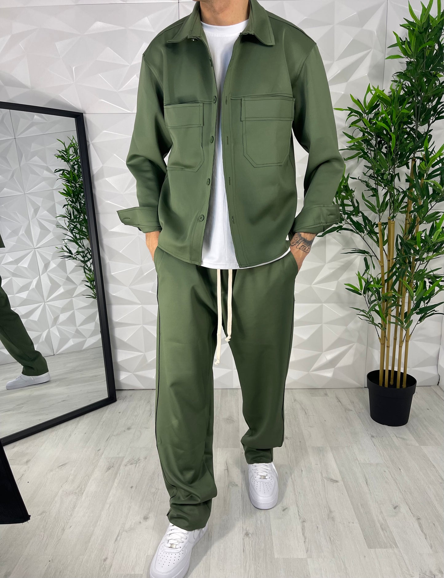 Completo elegant verde
