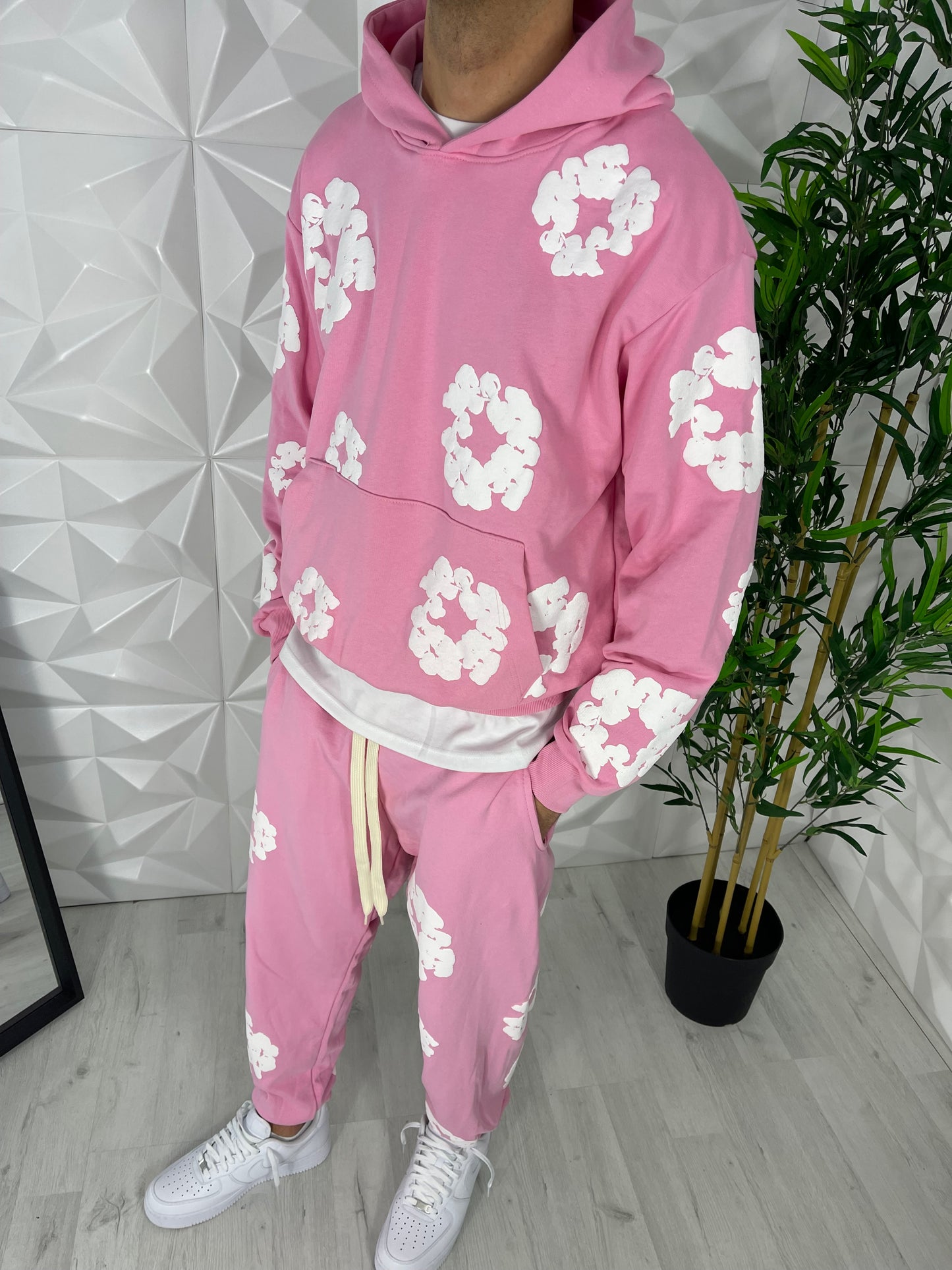 Coordinato floreale rosa
