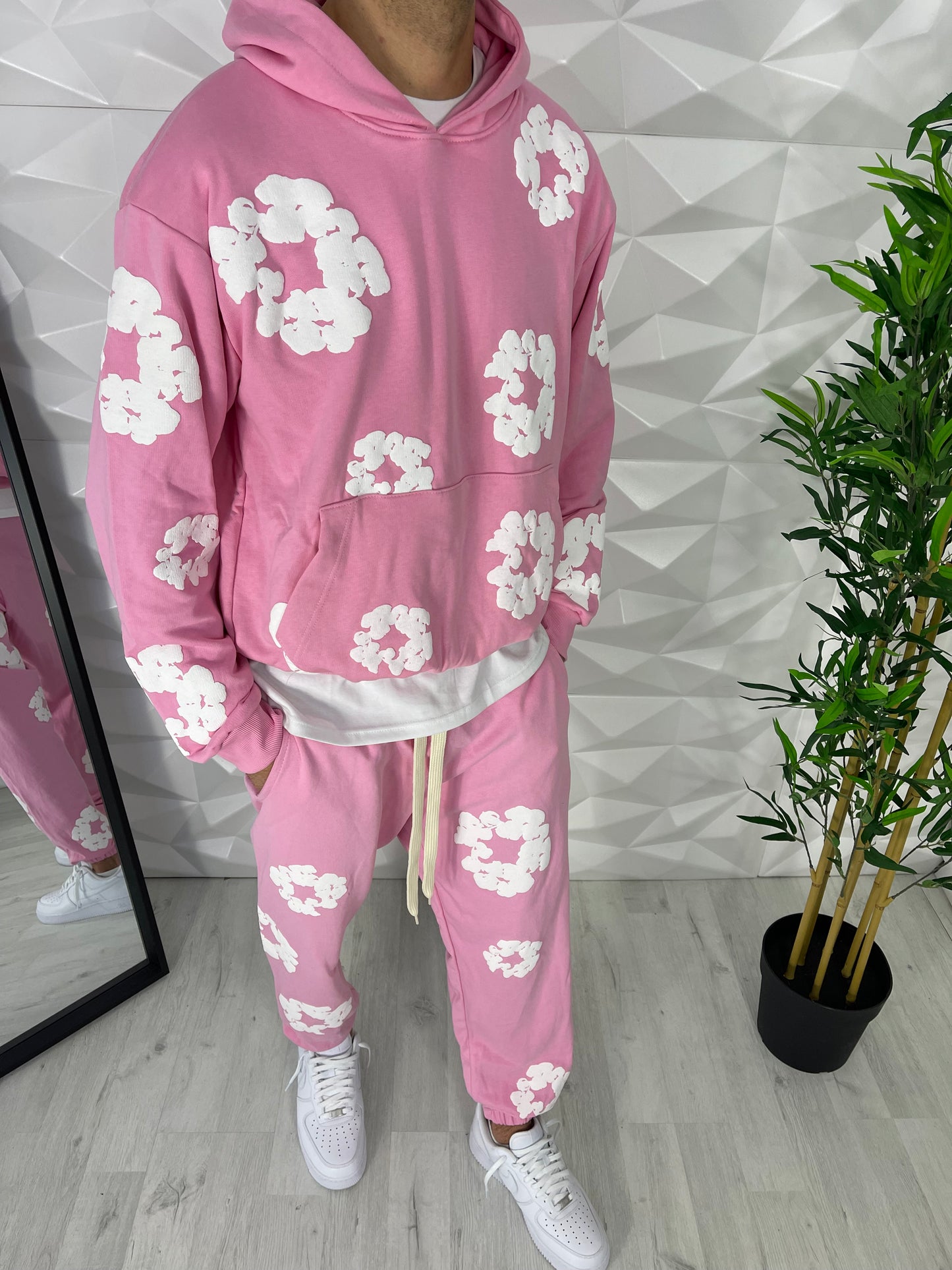 Coordinato floreale rosa