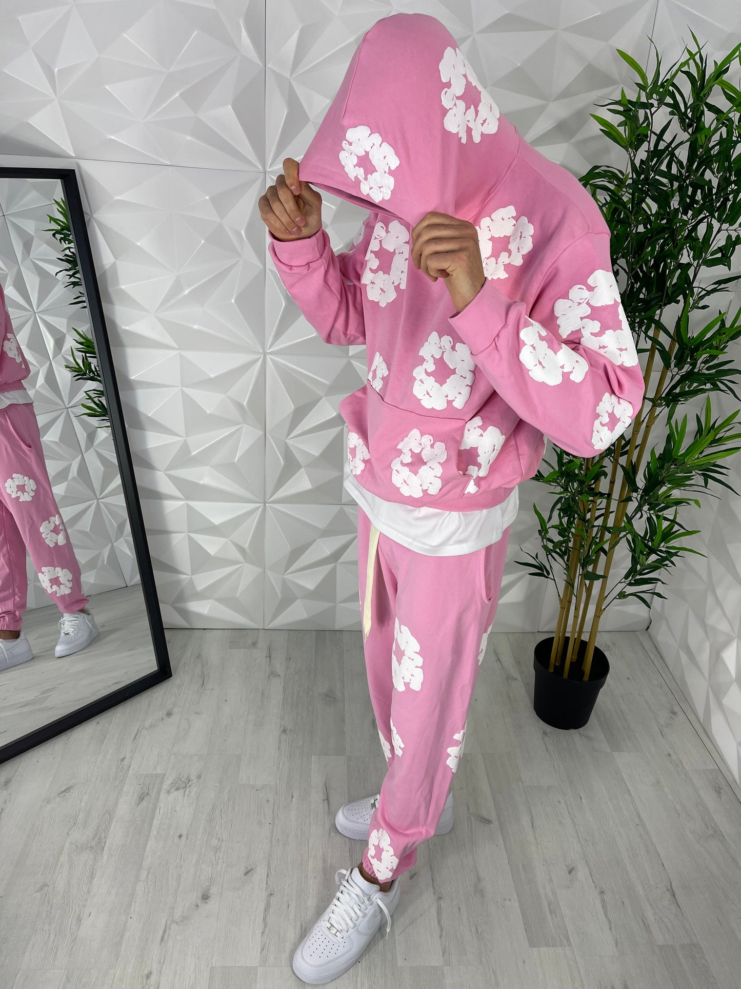 Coordinato floreale rosa