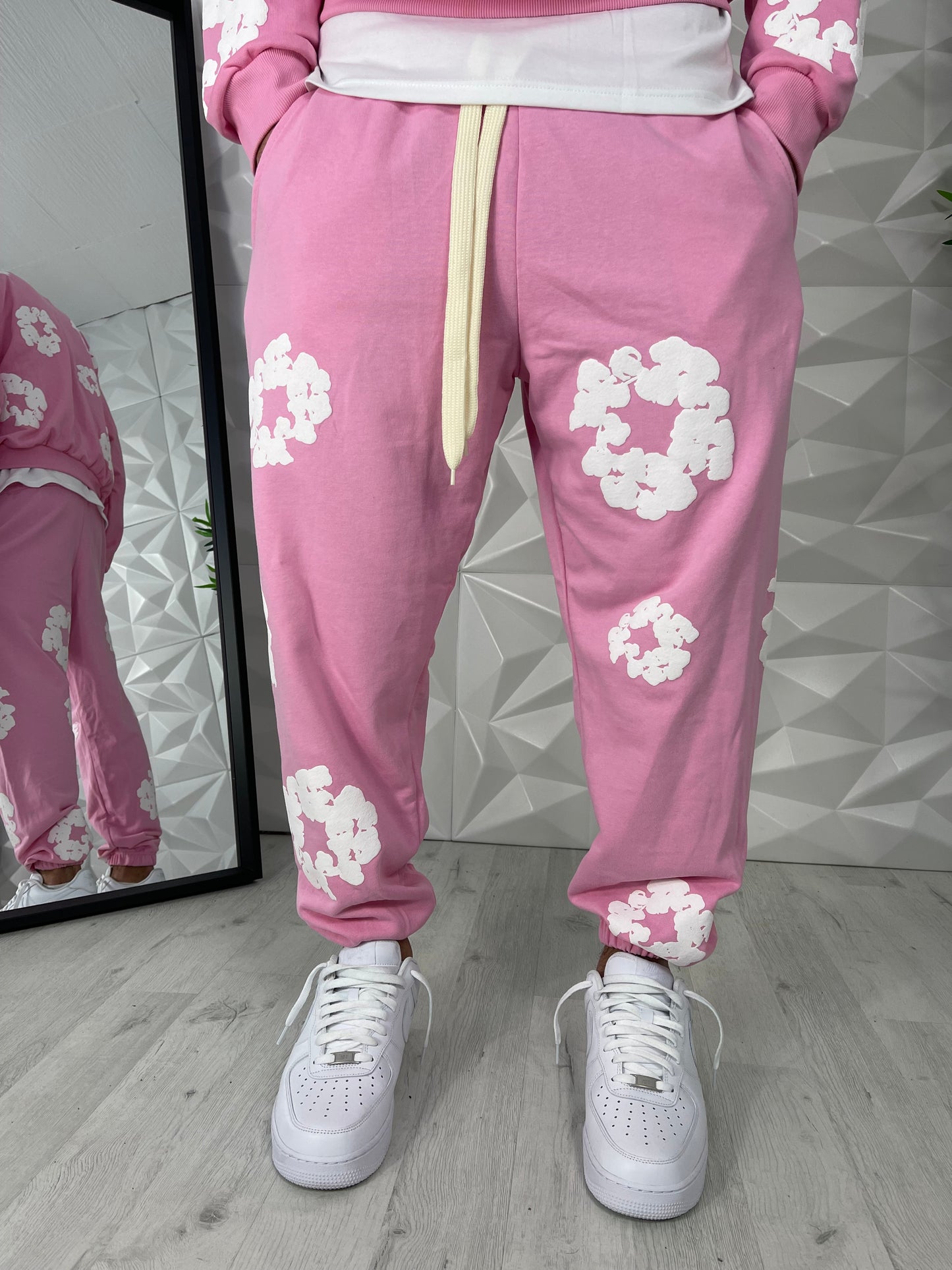 Coordinato floreale rosa