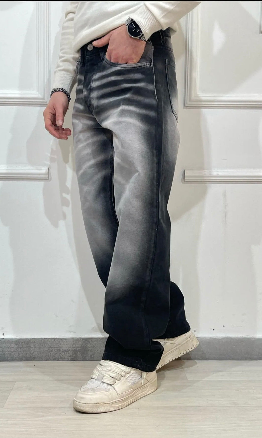 Jeans sfumato baggy