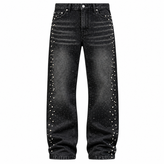 JEANS CON STRASS