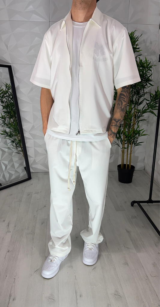 Completo bianco elegante