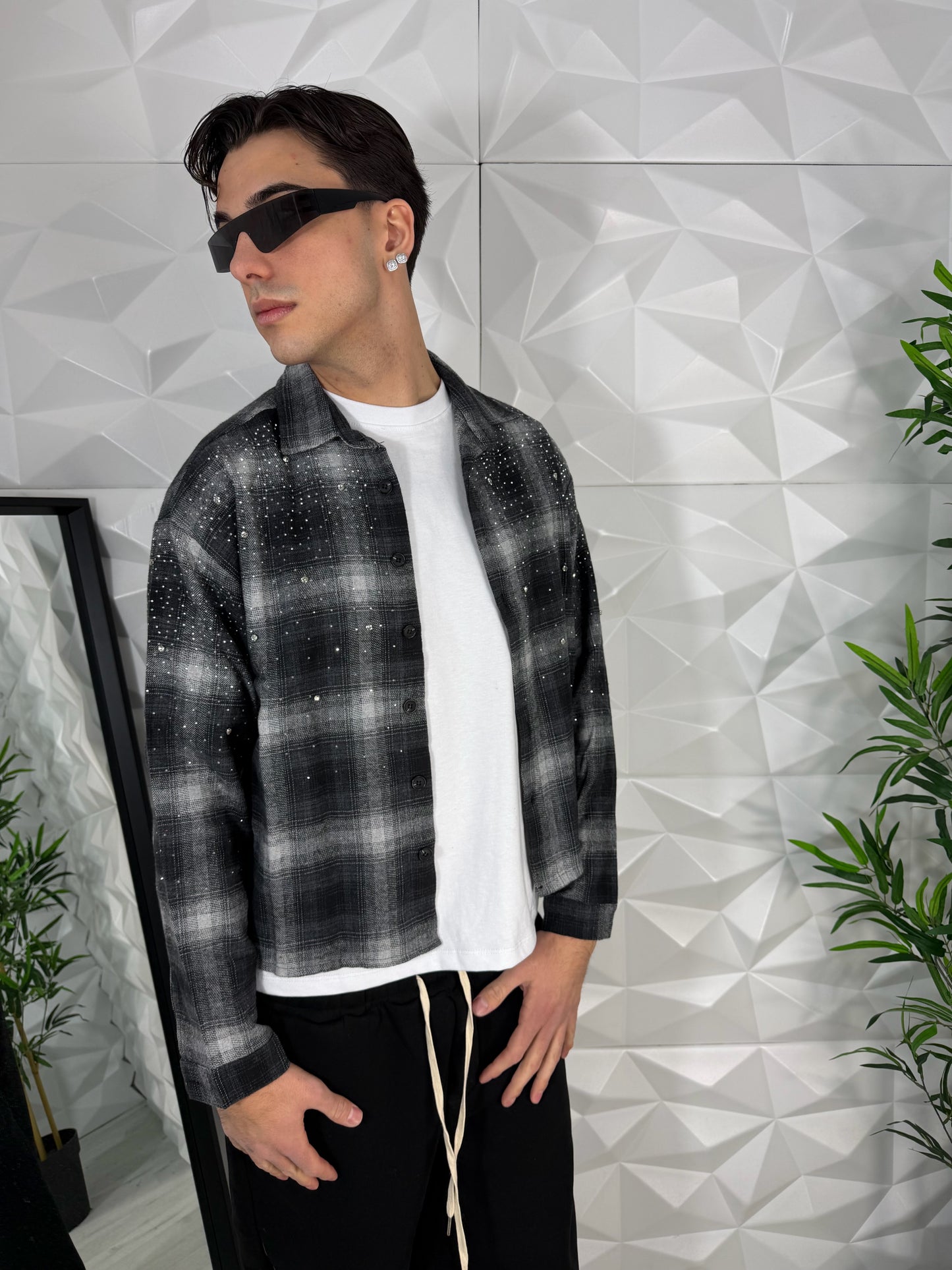 Camicia diamond grigia