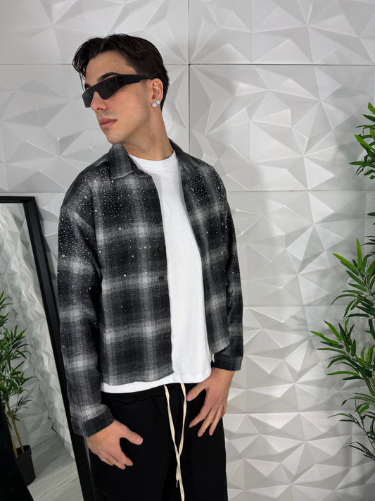 Camicia diamond grigia