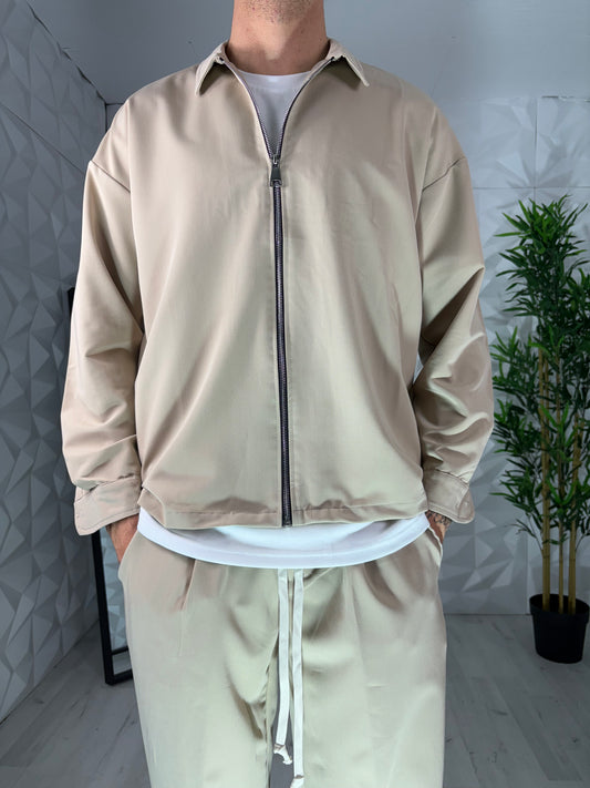 Completo beige lungo