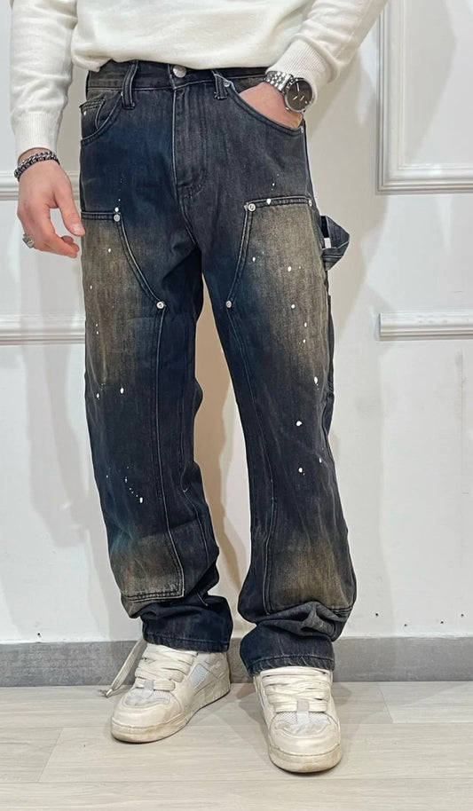 Baggy jeans schizzi