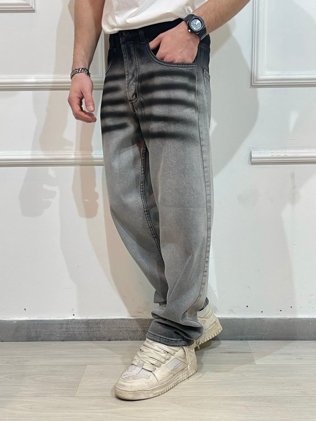 Jeans sfumato baggy