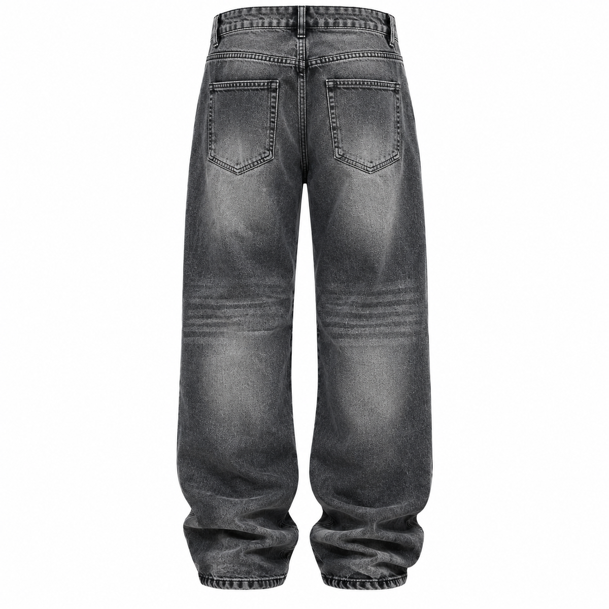 JEANS BAGGY GRIGIO