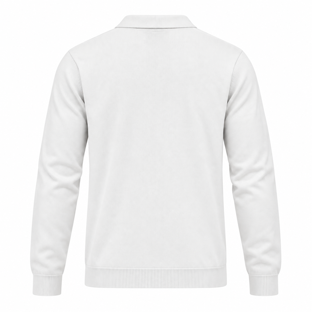 POLO ZIP BIANCA