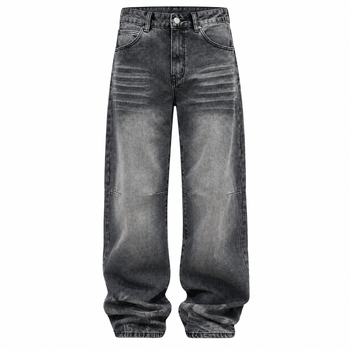 JEANS BAGGY GRIGIO