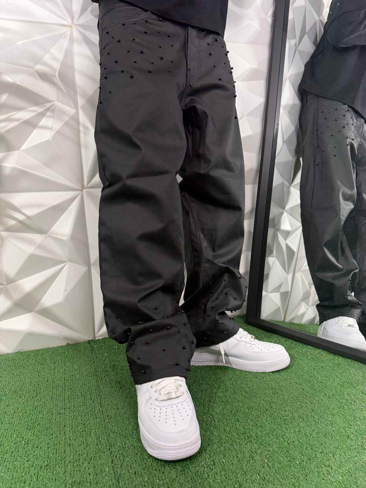 PANTALONE CERATO BORCHIE