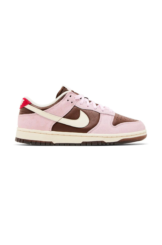 Dunk low dark brown pink