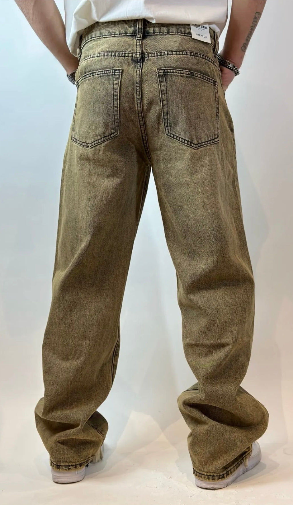 Jeans Baggy sabbiato