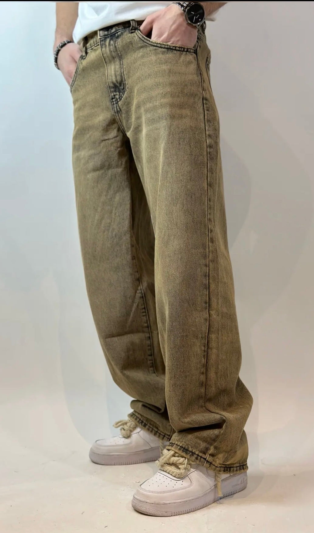 Jeans Baggy sabbiato