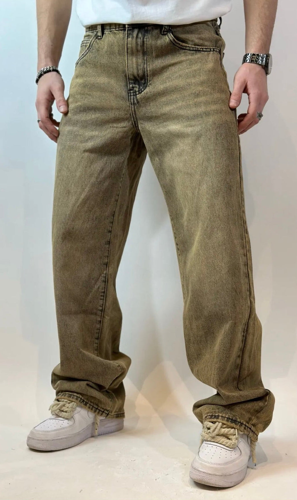 Jeans Baggy sabbiato