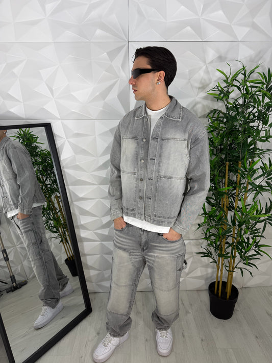 COMPLETO JEANS GRIGIO 🩶