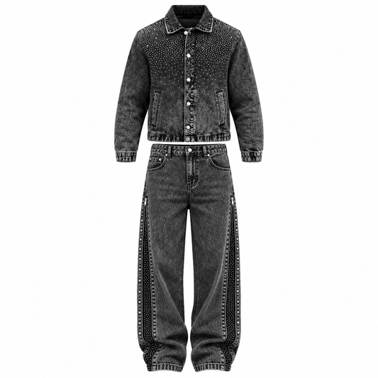 COMPLETO DIAMOND NERO