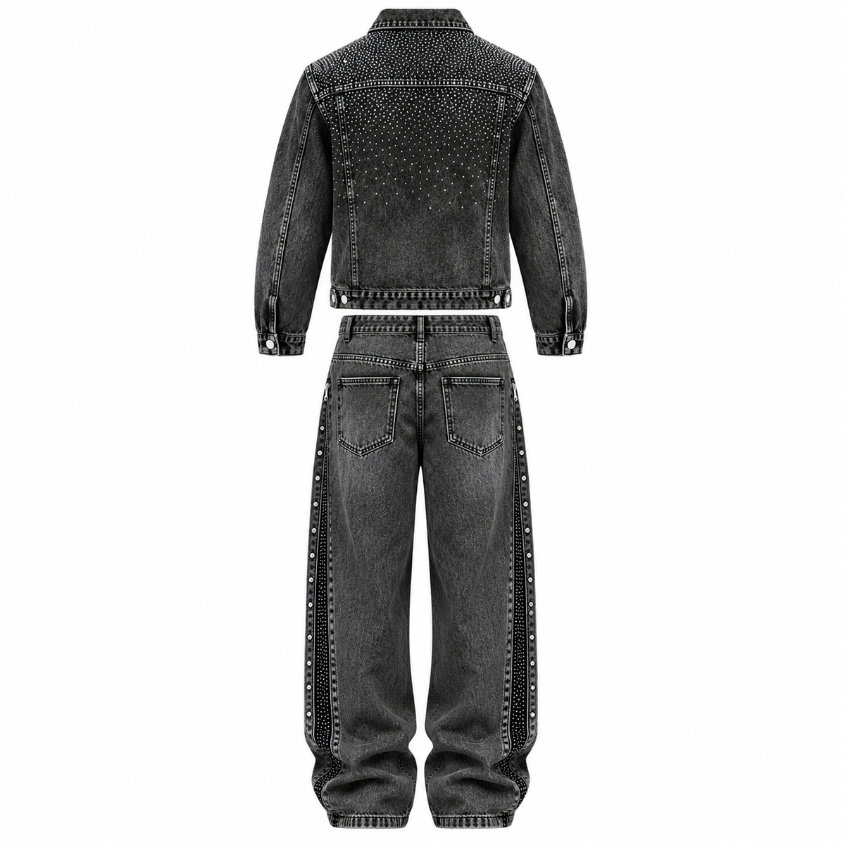 COMPLETO DIAMOND NERO