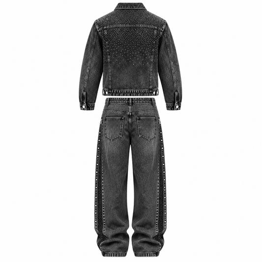 COMPLETO DIAMOND NERO