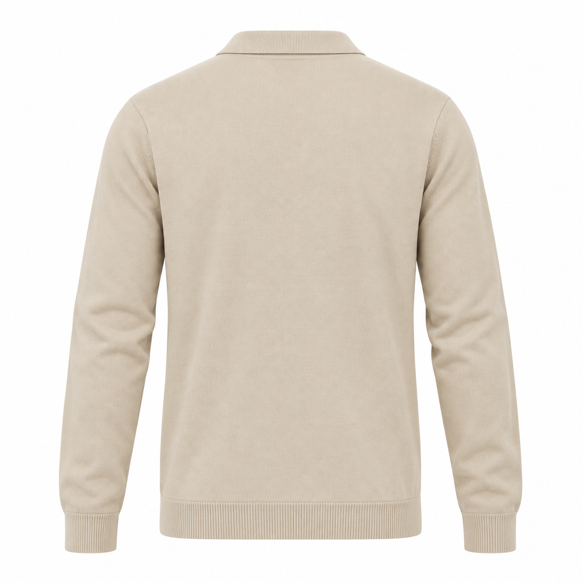 POLO ZIP BEIGE